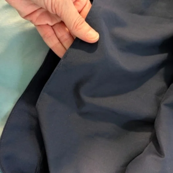 Club Monaco Navy Blue Lace-Up T-shirt Dress - Picture 3 of 8